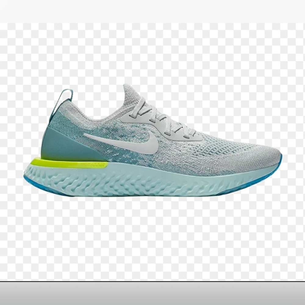 NIKE Epic React Flyknit Mica Blue Reach Running Sneakers Tennis Shoes Women 6.5